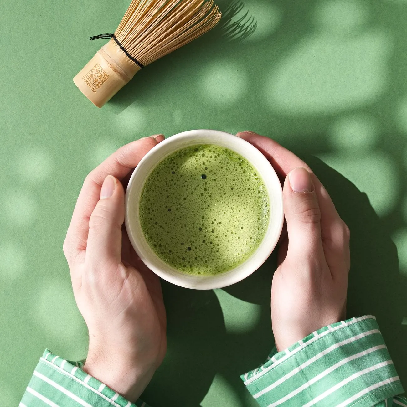 Green tea and vitamins for natural immunity boost and health support